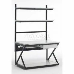 Kendall Howard 48" Performance 200 Series LAN Station with Full Bottom Shelf, Folkstone Gray 12 Kendall Howard 48" Performance 200 Series LAN Station with Full Bottom Shelf, Folkstone Gray -Outlet Desks & Workstations Store 5000 3 200 48B