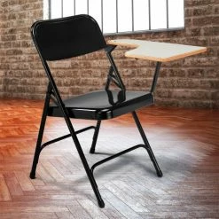 National Public Seating Tablet Arm Folding Chair - Left Arm - Black - Pack of 2 -Outlet Desks & Workstations Store 5210L LS1