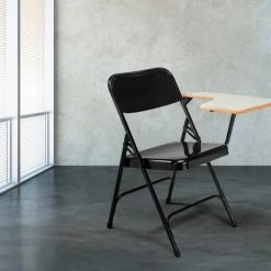 National Public Seating Tablet Arm Folding Chair - Left Arm - Black - Pack of 2 -Outlet Desks & Workstations Store 5210L LS2