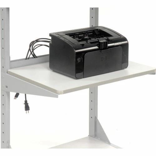 Global Industrial™ 24" Computer Server Station, 24"W x 30"D x 74"H, Gray, Unassembled 4 Global Industrial™ 24" Computer Server Station, 24"W x 30"D x 74"H, Gray, Unassembled - Image 4