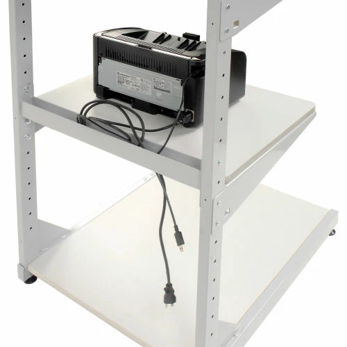 Global Industrial™ 24" Computer Server Station, 24"W x 30"D x 74"H, Gray, Unassembled 5 Global Industrial™ 24" Computer Server Station, 24"W x 30"D x 74"H, Gray, Unassembled - Image 5