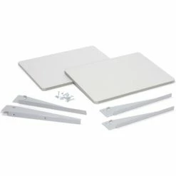 Global Industrial™ 24"W Server Station Shelf, Set of 2