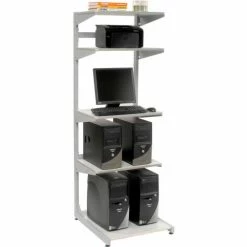 Global Industrial™ 24"W Server Station Shelf, Set of 2 -Outlet Desks & Workstations Store 579317 03