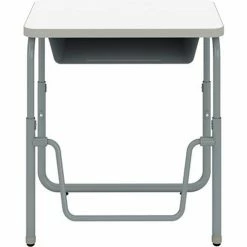 Safco® AlphaBetter 2.0 Height Adjustable Desk, Book Box, Pendulum Bar 22"-30"H, Dry Erase