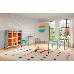 Safco® AlphaBetter 2.0 Height Adjustable Desk, Pendulum Bar 22"-30"H, Dry Erase -Outlet Desks & Workstations Store 58834 LearnAtHomeLifestyle CraftRoom