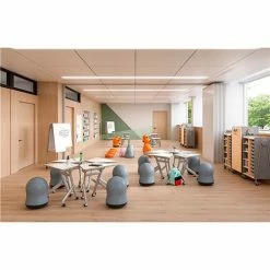 Safco® Learn Nesting Trapezoid Desk, 22-1/4"D x 32-13/16"W x 29-1/2"H, Dry Erase -Outlet Desks & Workstations Store 58837 KindergartenLifestyle