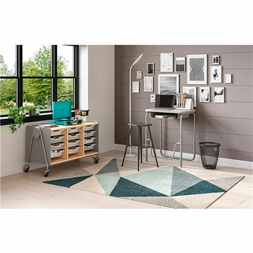 Safco® AlphaBetter 2.0 Height Adjustable Desk, Book Box, Pendulum Bar 22"-30"H, Dry Erase 6 Safco® AlphaBetter 2.0 Height Adjustable Desk, Book Box, Pendulum Bar 22"-30"H, Dry Erase - Image 6