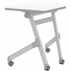 Safco® Learn Nesting Trapezoid Desk, 22-1/4"D x 32-13/16"W x 29-1/2"H, Dry Erase