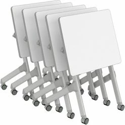 Safco® Learn Nesting Rectangle Desk, 22-1/4"D x 28"W x 29-1/2"H, Dry Erase -Outlet Desks & Workstations Store 59026 1227 Nested V2