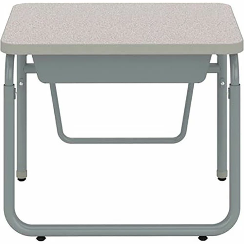 Safco® AlphaBetter 2.0 Height Adjustable Desk, Book Box, Pendulum Bar 22"-30"H, Gray 4 Safco® AlphaBetter 2.0 Height Adjustable Desk, Book Box, Pendulum Bar 22"-30"H, Gray - Image 4