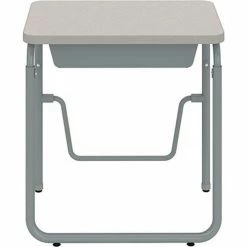 Safco® AlphaBetter 2.0 Height Adjustable Desk, Book Box, Pendulum Bar 29"-43"H, Gray -Outlet Desks & Workstations Store 59071 1224 4
