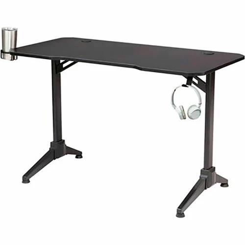 Safco® Ultimate Computer Gaming Desk, 23-5/8"D x 47-3/16"W x 29-1/2"H, Black 3 Safco® Ultimate Computer Gaming Desk, 23-5/8"D x 47-3/16"W x 29-1/2"H, Black - Image 3