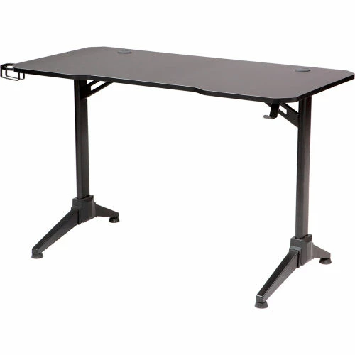 Safco® Ultimate Computer Gaming Desk, 23-5/8"D x 47-3/16"W x 29-1/2"H, Black 2 Safco® Ultimate Computer Gaming Desk, 23-5/8"D x 47-3/16"W x 29-1/2"H, Black - Image 2