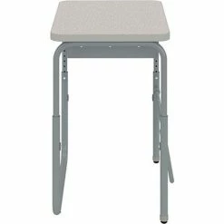 Safco® AlphaBetter 2.0 Height Adjustable Desk, Book Box, Pendulum Bar 22"-30"H, Gray 19 Safco® AlphaBetter 2.0 Height Adjustable Desk, Book Box, Pendulum Bar 22"-30"H, Gray -Outlet Desks & Workstations Store 59214 1222GR Side Extended