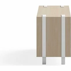 Safco® Ready Home Office Stackable Storage, 12"D x 24"W x 17-1/4"H, Beige -Outlet Desks & Workstations Store 59324 5509 Side