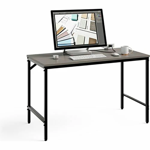 Safco® Simple Work Desk, 23-1/2"D x 45-1/2"W x 29-1/2"H, Sterling Ash 3 Safco® Simple Work Desk, 23-1/2"D x 45-1/2"W x 29-1/2"H, Sterling Ash - Image 3