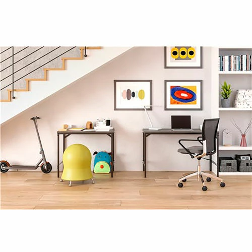 Safco® Simple Study Desk, 23-1/2"D x 30-1/2"W x 29-1/2"H, Sterling Ash 7 Safco® Simple Study Desk, 23-1/2"D x 30-1/2"W x 29-1/2"H, Sterling Ash - Image 7