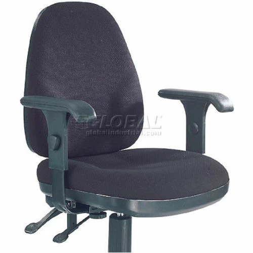 Interion By Global Industrial Interion® Office Desk and Fabric Chair Bundle with 3 Drawer Pedestal - 60"W x 24" - Gray 4 Interion By Global Industrial Interion® Office Desk and Fabric Chair Bundle with 3 Drawer Pedestal - 60"W x 24" - Gray - Image 4