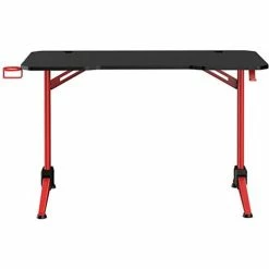 Safco® Ultimate Computer Gaming Desk, 23-5/8"D x 47-3/16"W x 29-1/2"H, Red