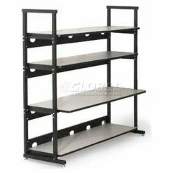 Kendall Howard™ 60" Performance Plus® Heavy Duty LAN Station, White Nebula -Outlet Desks & Workstations Store 60 4 post empty