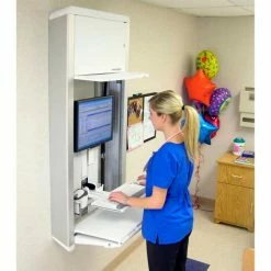 Ergotron® 60-595-062 StyleView® VL Enclosure Wall-Mount Computer Workstation -Outlet Desks & Workstations Store 60 595 062 g5