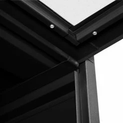 Global Industrial™ Countertop CRT Computer Cabinet, Black -Outlet Desks & Workstations Store 607294BK 06