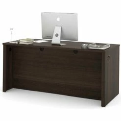 Bestar® Executive Desk Kit - 66" - Dark Chocolate - Embassy Series -Outlet Desks & Workstations Store 60850 79 2