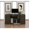Bestar® Executive Desk Kit - 66" - Dark Chocolate - Embassy Series
