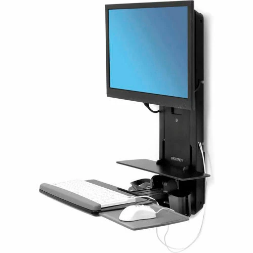 Ergotron® 61-080-085 StyleView® Sit-Stand Vertical Lift for Patient Room, Black 1 Ergotron® 61-080-085 StyleView® Sit-Stand Vertical Lift for Patient Room, Black