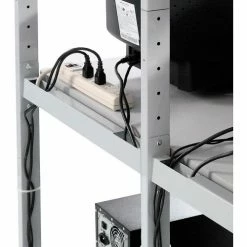 Global Industrial™ 24" Computer LAN Workstation, 24"W x 30"D x 74"H, Gray, Unassembled -Outlet Desks & Workstations Store 651317 37