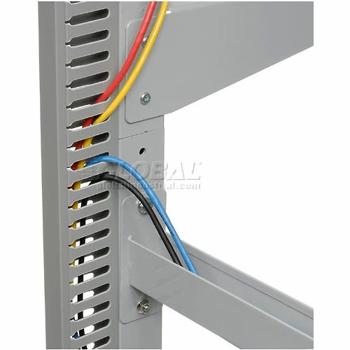 Global Industrial™ 72" Computer LAN Workstation, 72"W x 30"D x 74"H, Gray, Unassembled 10 Global Industrial™ 72" Computer LAN Workstation, 72"W x 30"D x 74"H, Gray, Unassembled - Image 10