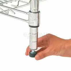 Nexel 4-Shelf Wire Computer LAN Workstation, 72"W x 30"D x 74"H, Chrome 17 Nexel 4-Shelf Wire Computer LAN Workstation, 72"W x 30"D x 74"H, Chrome -Outlet Desks & Workstations Store 651330 04 1