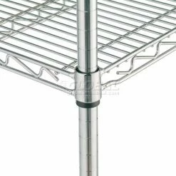 Nexel™ 4-Shelf Wire Computer LAN Workstation, 60"W x 30"D x 74"H, Chrome -Outlet Desks & Workstations Store 651330 05