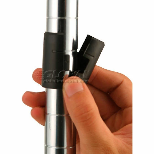 Nexel 4-Shelf Wire Computer LAN Workstation, 72"W x 30"D x 74"H, Chrome 6 Nexel 4-Shelf Wire Computer LAN Workstation, 72"W x 30"D x 74"H, Chrome - Image 6