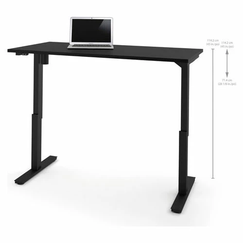 Bestar® Height Adjustable Table - Electric - 60" x 30" x 28" - 45"H Black 1 Bestar® Height Adjustable Table - Electric - 60" x 30" x 28" - 45"H Black