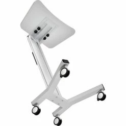 Global Industrial™ Mobile Height Adjustable Laptop Workstation with 4-Outlet Power Strip -Outlet Desks & Workstations Store 670060 07