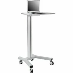 Global Industrial™ Mobile Height Adjustable Laptop Workstation