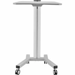 Global Industrial™ Mobile Height Adjustable Laptop Workstation -Outlet Desks & Workstations Store 670061 02