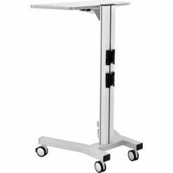 Global Industrial™ Mobile Height Adjustable Laptop Workstation -Outlet Desks & Workstations Store 670061 03