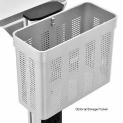 Global Industrial™ Mobile Height Adjustable Laptop Workstation -Outlet Desks & Workstations Store 670067 STORAGE