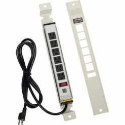 Global Industrial™ Power Kit for 68"H and 81"H Orbit Posts - Beige -Outlet Desks & Workstations Store 670071BG 03