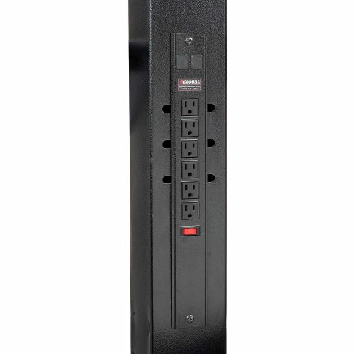 Global Industrial™ Power Kit for 68"H and 81"H Orbit Posts - Black 1 Global Industrial™ Power Kit for 68"H and 81"H Orbit Posts - Black