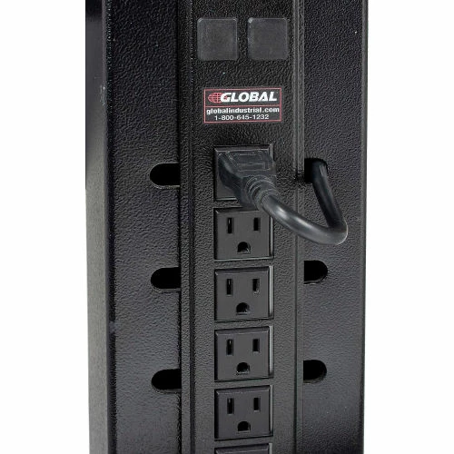 Global Industrial™ Power Kit for 68"H and 81"H Orbit Posts - Black 3 Global Industrial™ Power Kit for 68"H and 81"H Orbit Posts - Black - Image 3