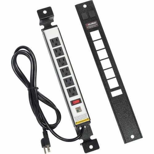 Global Industrial™ Power Kit for 68"H and 81"H Orbit Posts - Black 4 Global Industrial™ Power Kit for 68"H and 81"H Orbit Posts - Black - Image 4