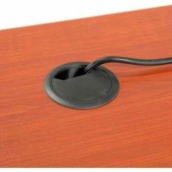 Interion By Global Industrial Interion® Office Desk with 3 Drawers - 48" x 24" - Cherry -Outlet Desks & Workstations Store 670078CH 06