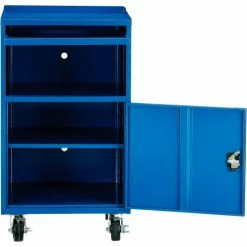 Global Industrial Mobile Computer Workstation, Blue, Unassembled 28 Global Industrial Mobile Computer Workstation, Blue, Unassembled -Outlet Desks & Workstations Store 694561 05