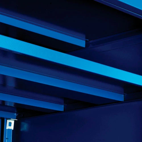 Global Industrial Mobile Computer Workstation, Blue, Unassembled 14 Global Industrial Mobile Computer Workstation, Blue, Unassembled - Image 14