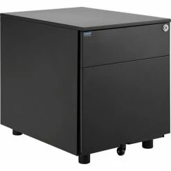Interion By Global Industrial Interion® 2 Drawer Low File Cabinet - Black