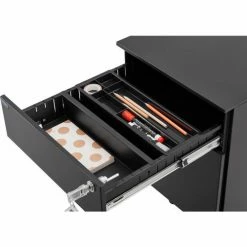 Interion By Global Industrial Interion® 2 Drawer Low File Cabinet - Black -Outlet Desks & Workstations Store 694950 03