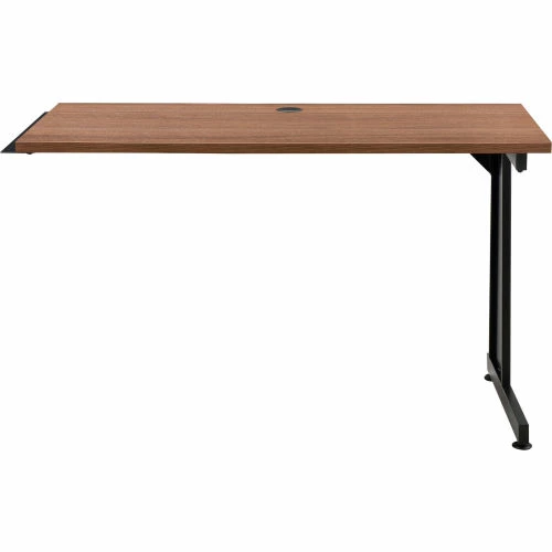 Interion By Global Industrial Interion® 48"W Right Handed Return Table - Walnut 3 Interion By Global Industrial Interion® 48"W Right Handed Return Table - Walnut - Image 3